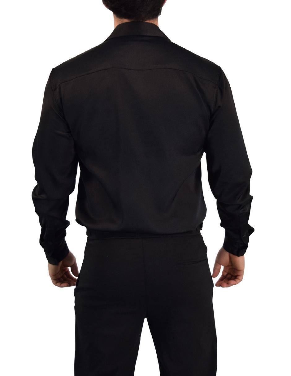 Camisa casual manga larga para hombre 2