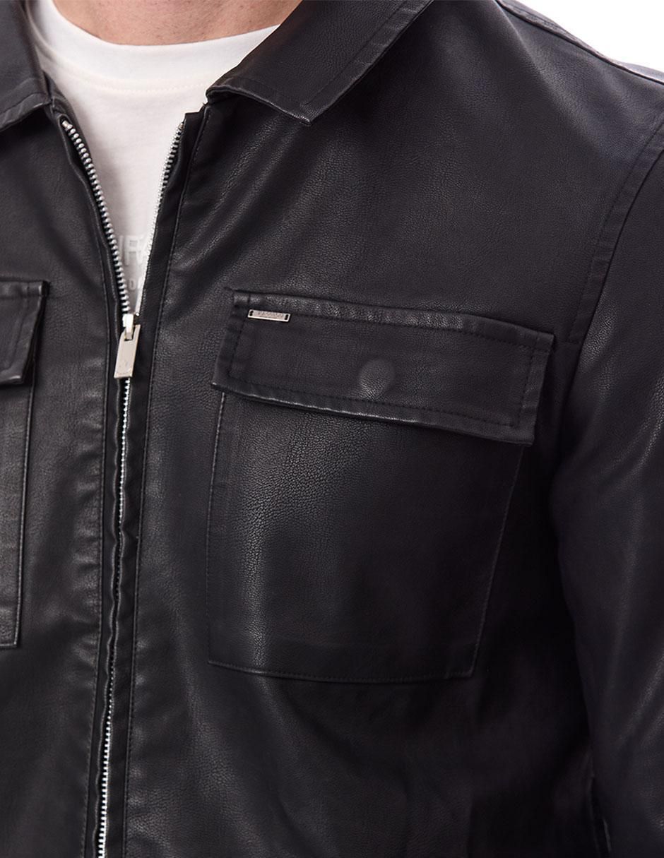 Chamarra para motociclista con bolsillos para hombre 7