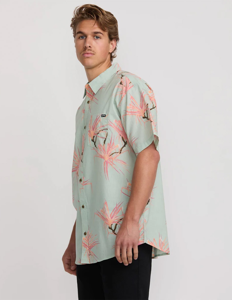 Camisa playa manga corta para hombre 4
