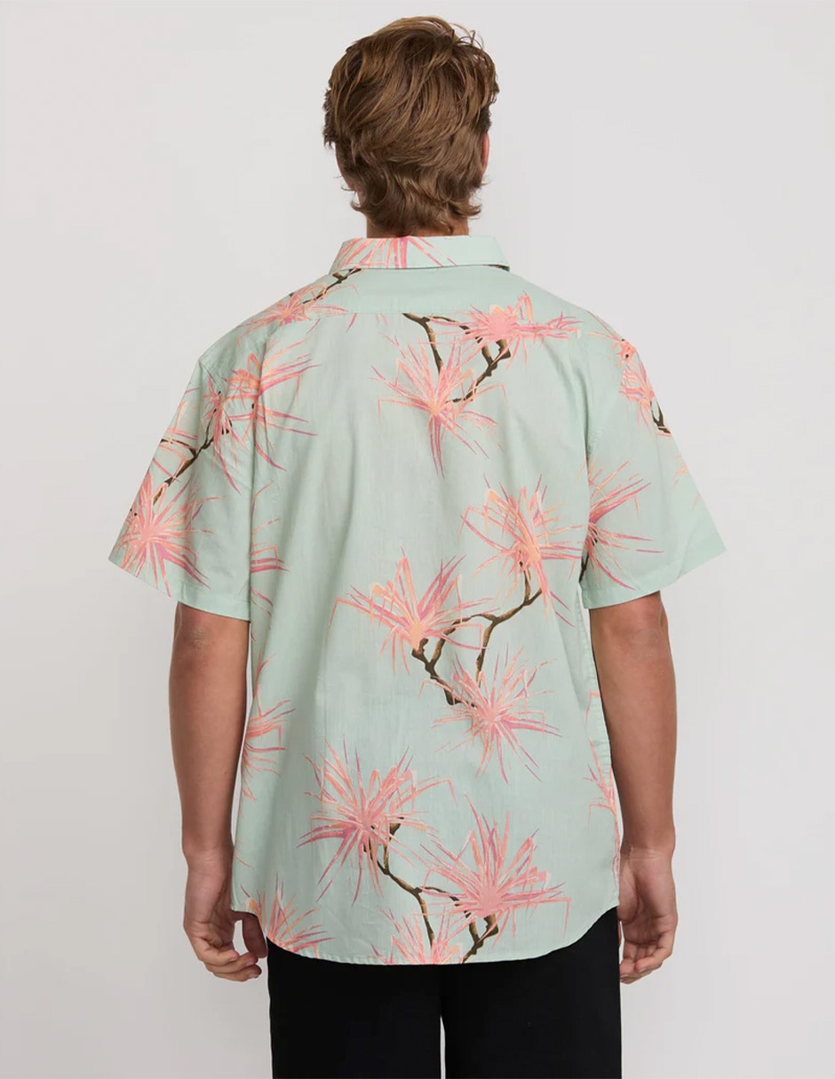 Camisa playa manga corta para hombre 5