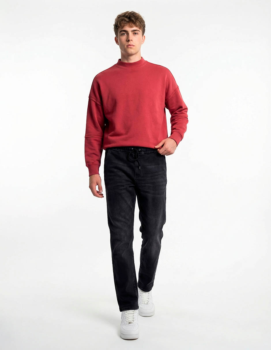 Jeans slim deslavado para hombre 1