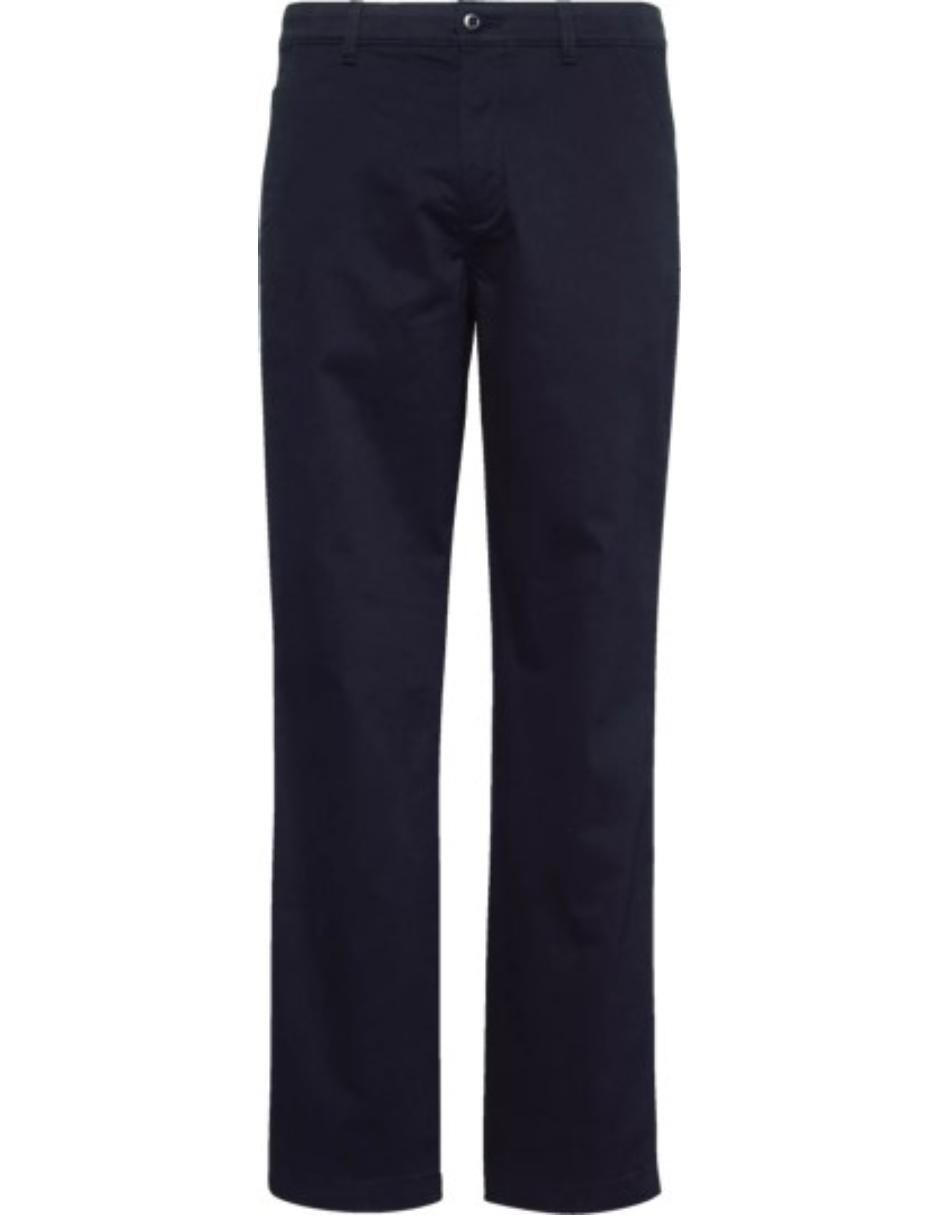 Jeans chino regular de algodón para hombre