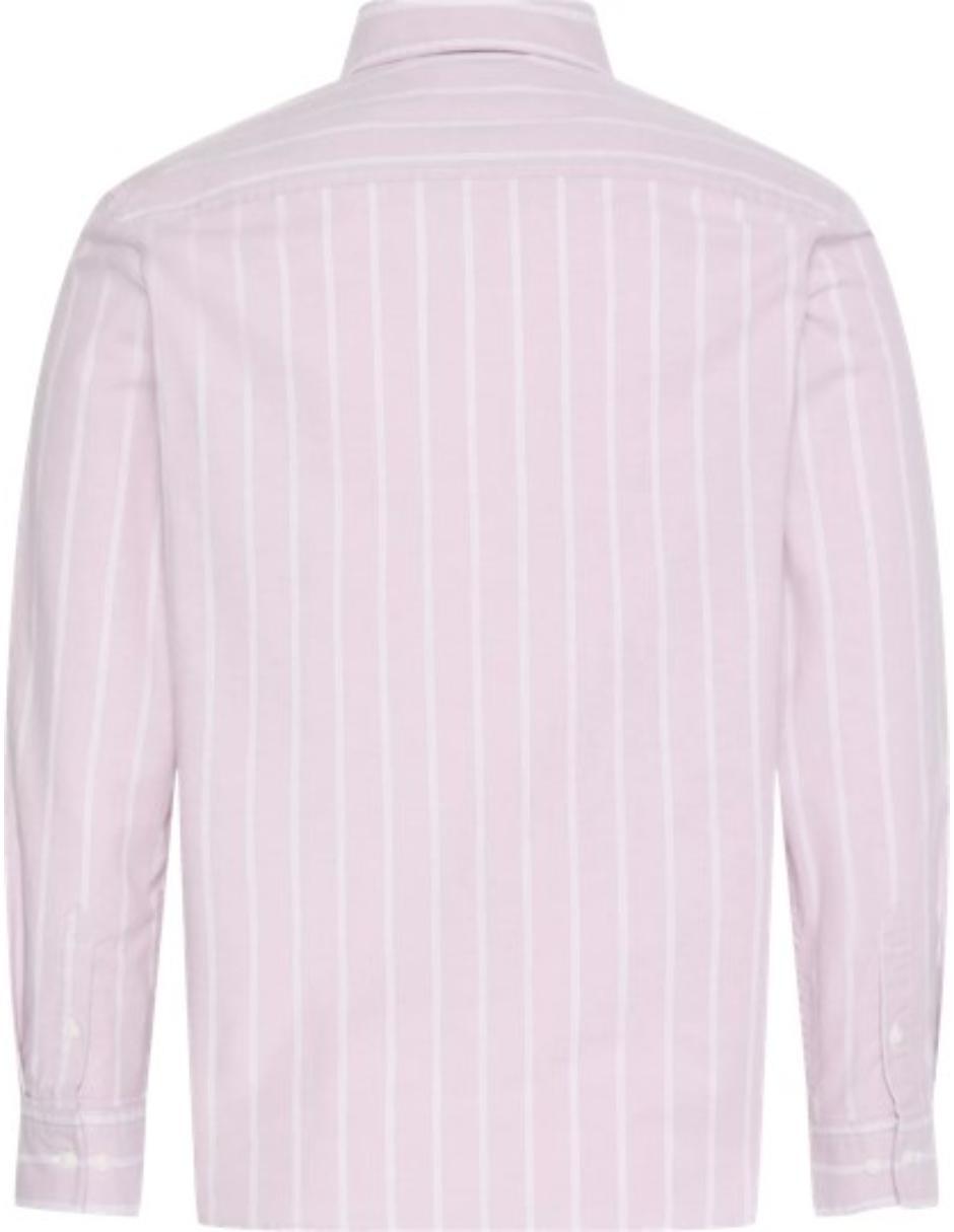 Camisa casual de algodón manga larga para hombre 6
