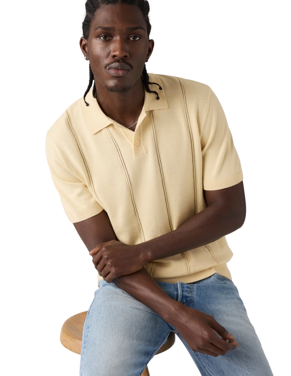 Suéter levi's cuello polo para hombre