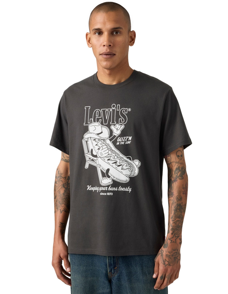 Playera cuello redondo para hombre