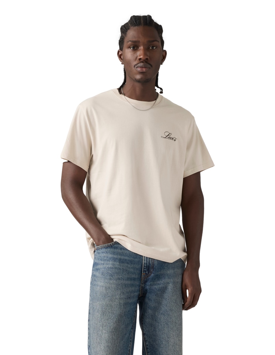 Playera cuello redondo para hombre
