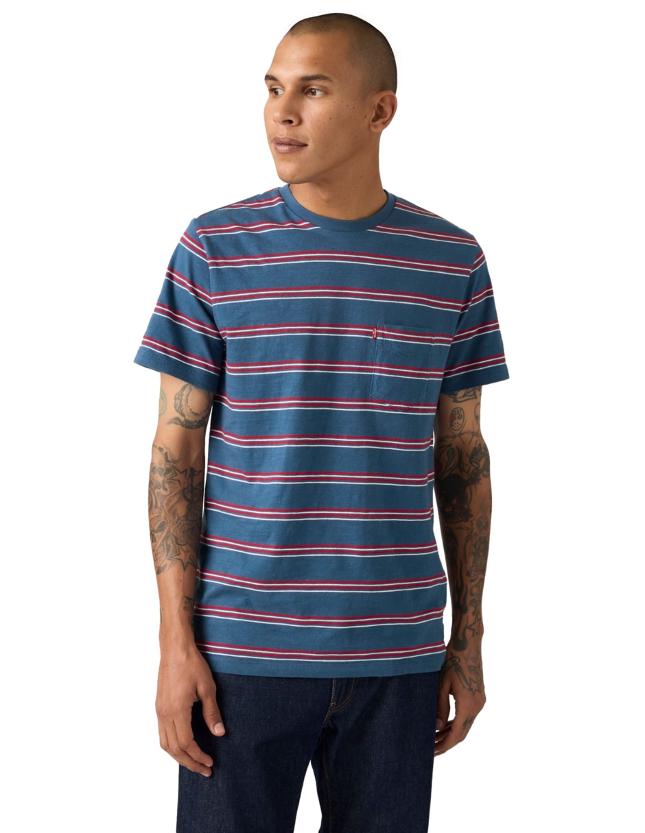 Playera cuello redondo para hombre