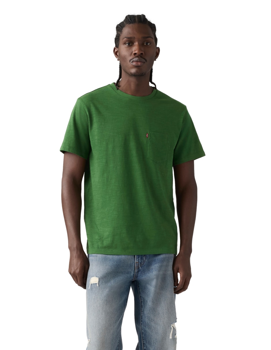 Playera cuello redondo para hombre 1