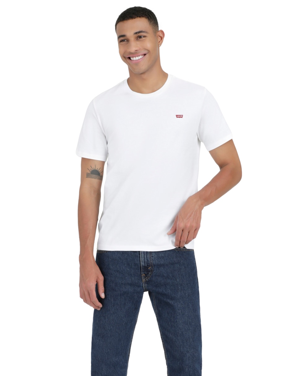 Playera cuello redondo para hombre