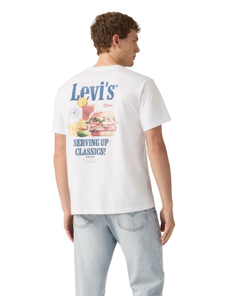 Playera cuello redondo para hombre