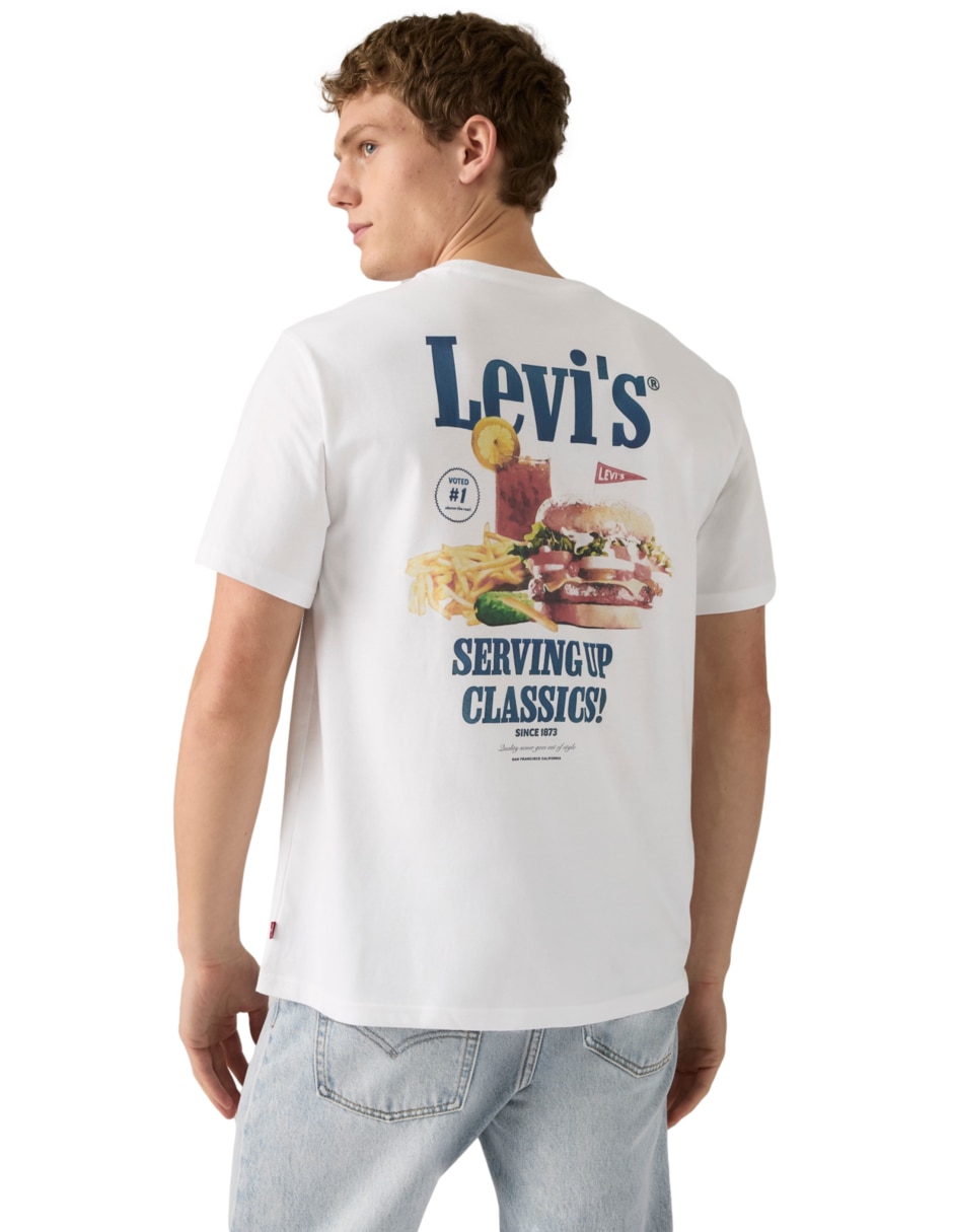 Playera cuello redondo para hombre