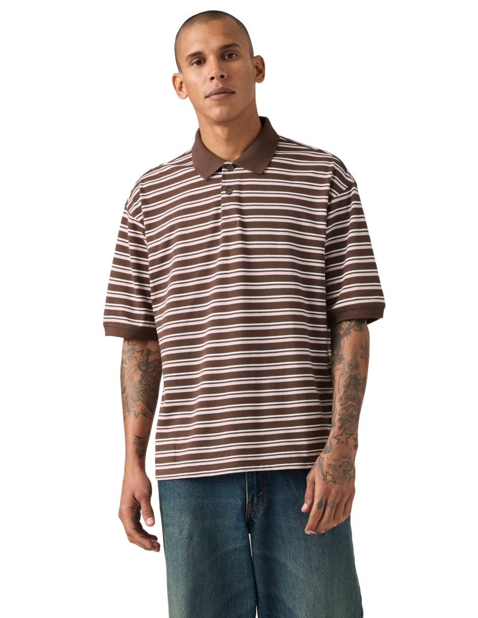 Playera tipo polo para hombre