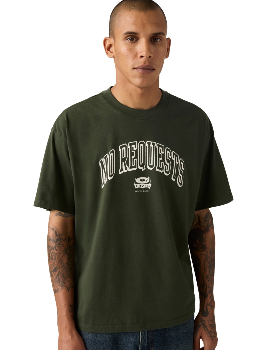 Playera cuello redondo para hombre