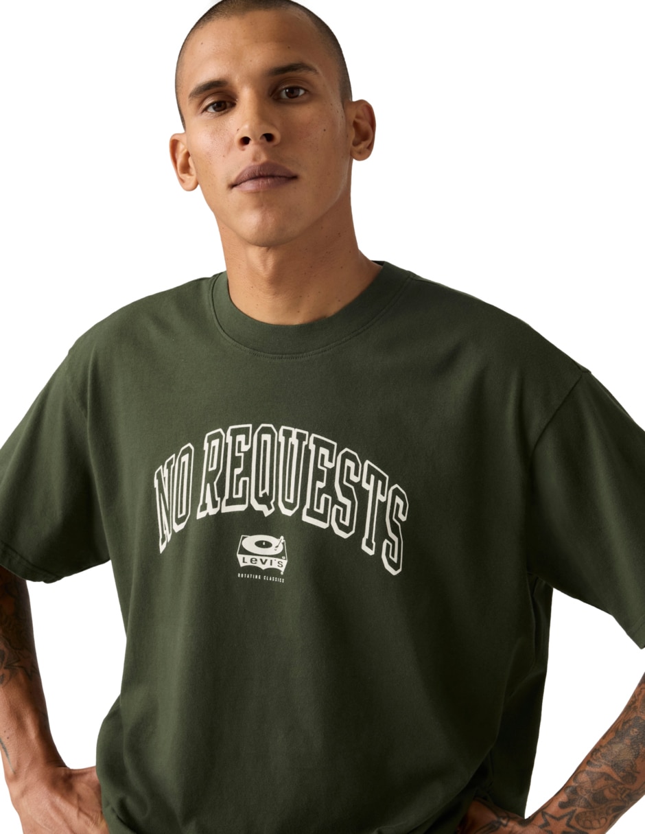 Playera cuello redondo para hombre