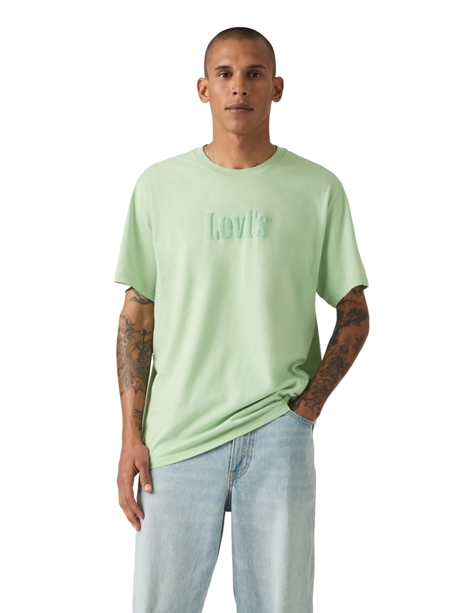 Playera cuello redondo para hombre