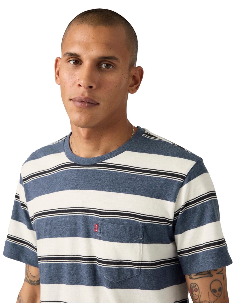 Playera cuello redondo para hombre