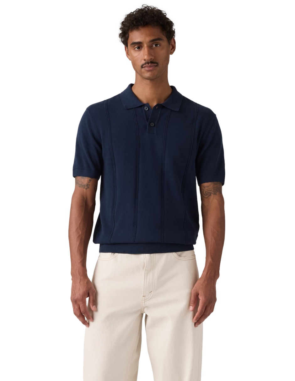Suéter cuello polo para hombre Suéter cuello polo para hombre