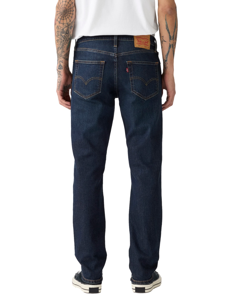 Jeans slim Levi's 511 lavado obscuro para hombre