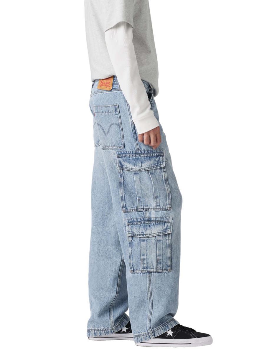 Jeans baggy 578 lavado claro para hombre 3