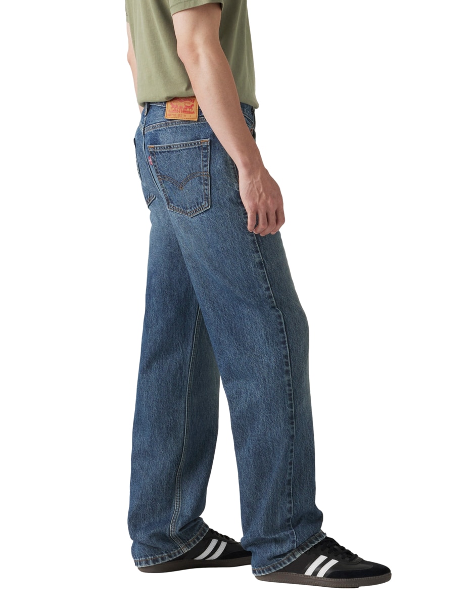 Jeans straight Levi's 565 lavado obscuro para hombre