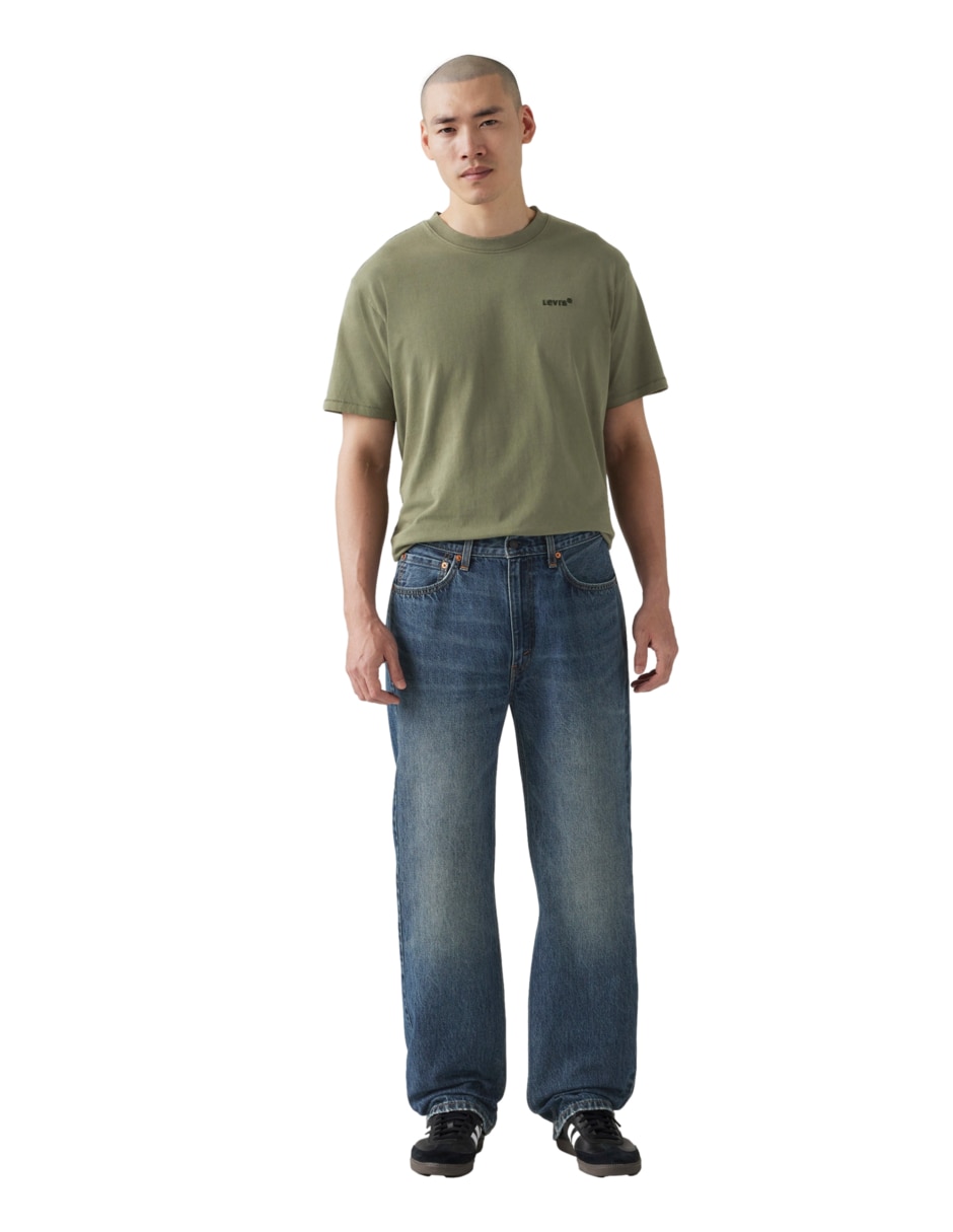 Jeans straight Levi's 565 lavado obscuro para hombre