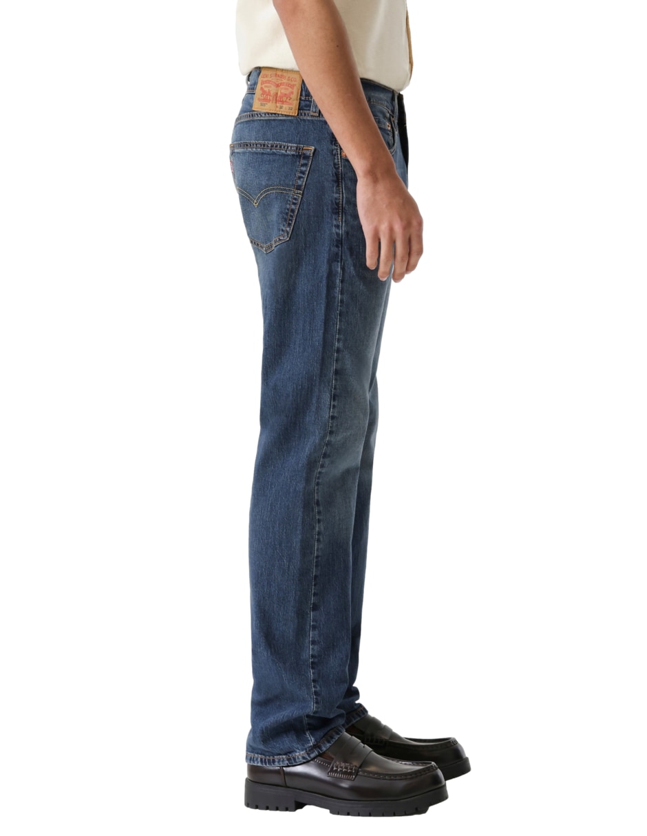 Jeans straight Levi's 505 regular lavado medio para hombre
