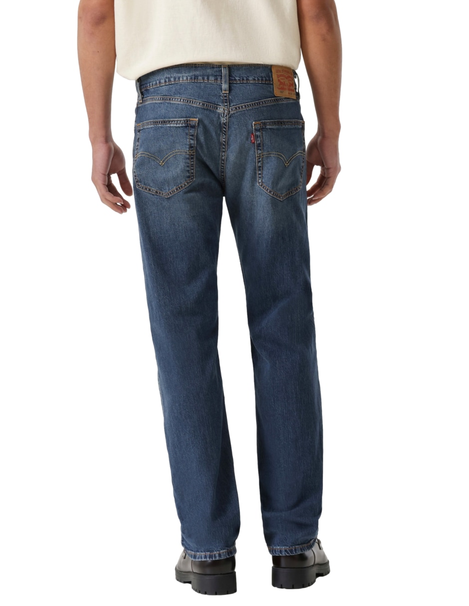 Jeans straight Levi's 505 regular lavado medio para hombre