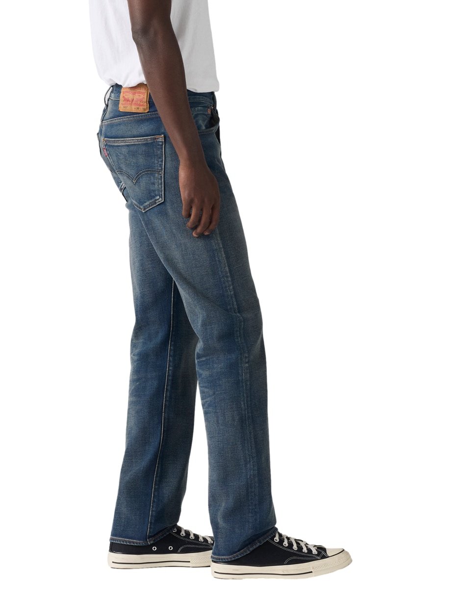 Jeans straight 501 deslavado para hombre