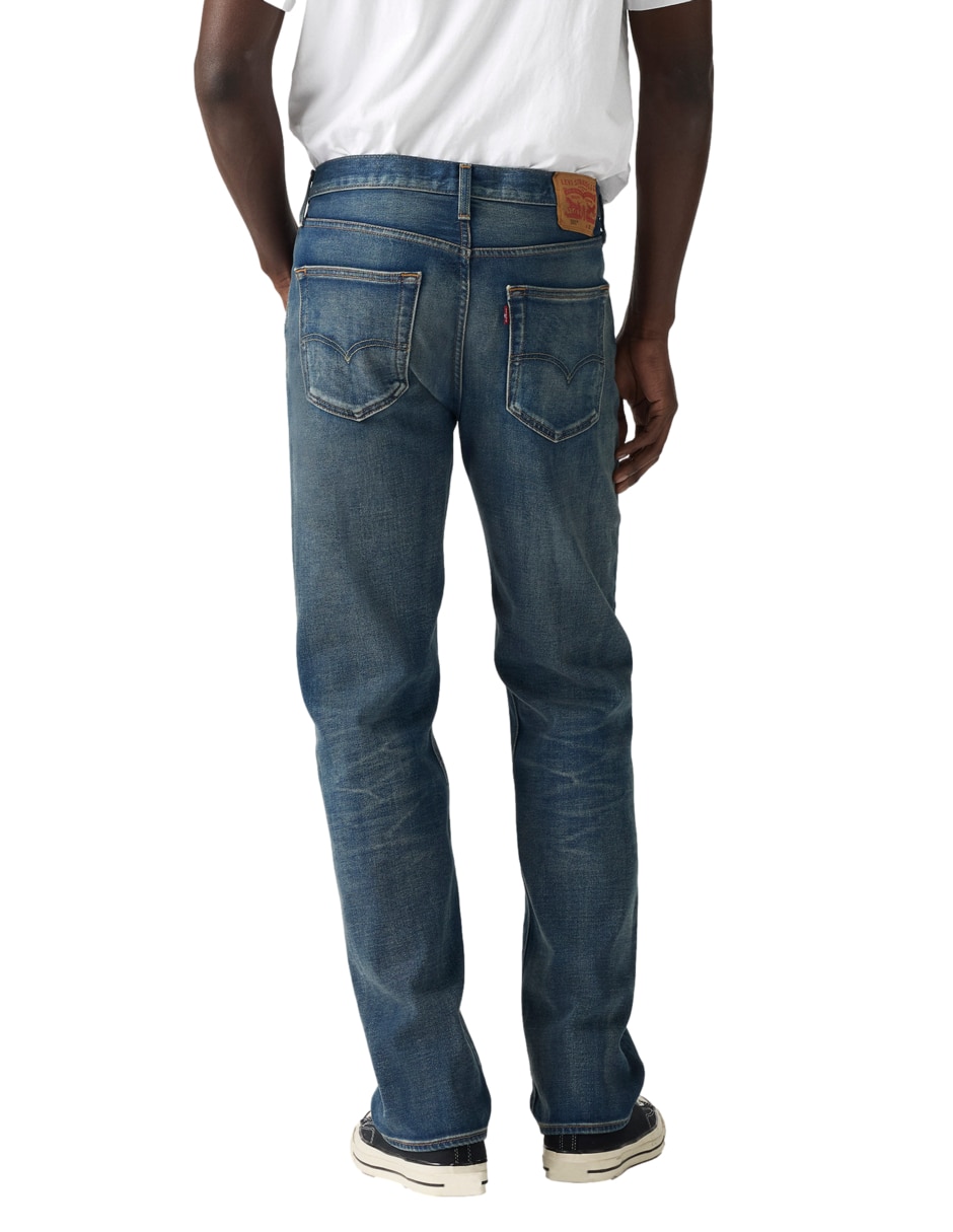 Jeans straight 501 deslavado para hombre