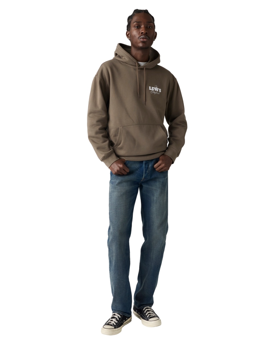 Jeans straight 501 deslavado para hombre