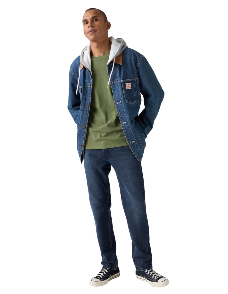 Jeans slim Levi's 502 lavado obscuro para hombre