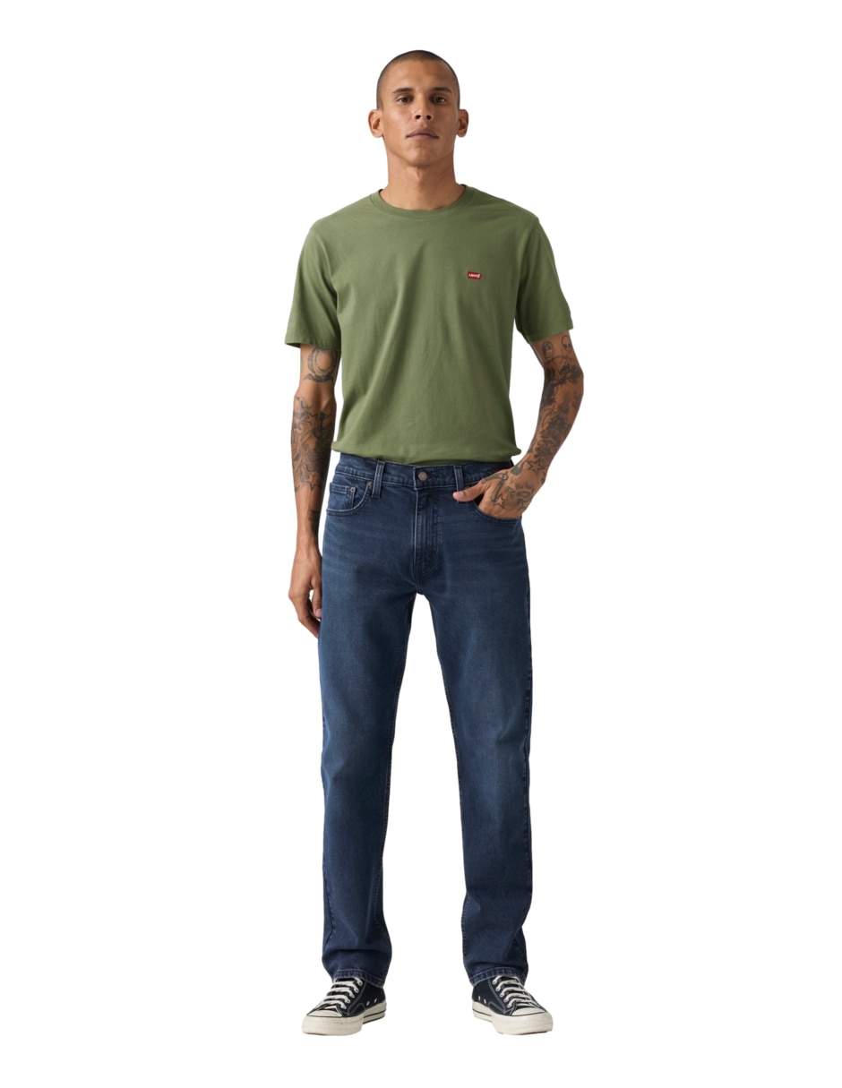Jeans slim Levi's 502 lavado obscuro para hombre