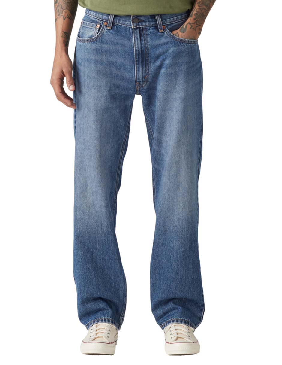 Jeans straight 555 lavado medio para hombre Jeans straight 555 lavado medio para hombre
