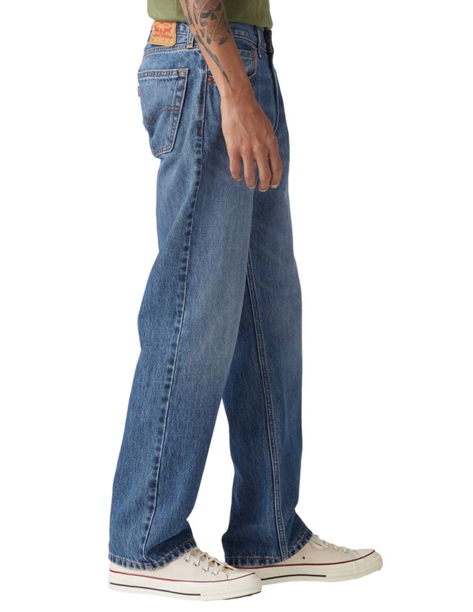 Jeans straight Levi's 555 lavado medio para hombre