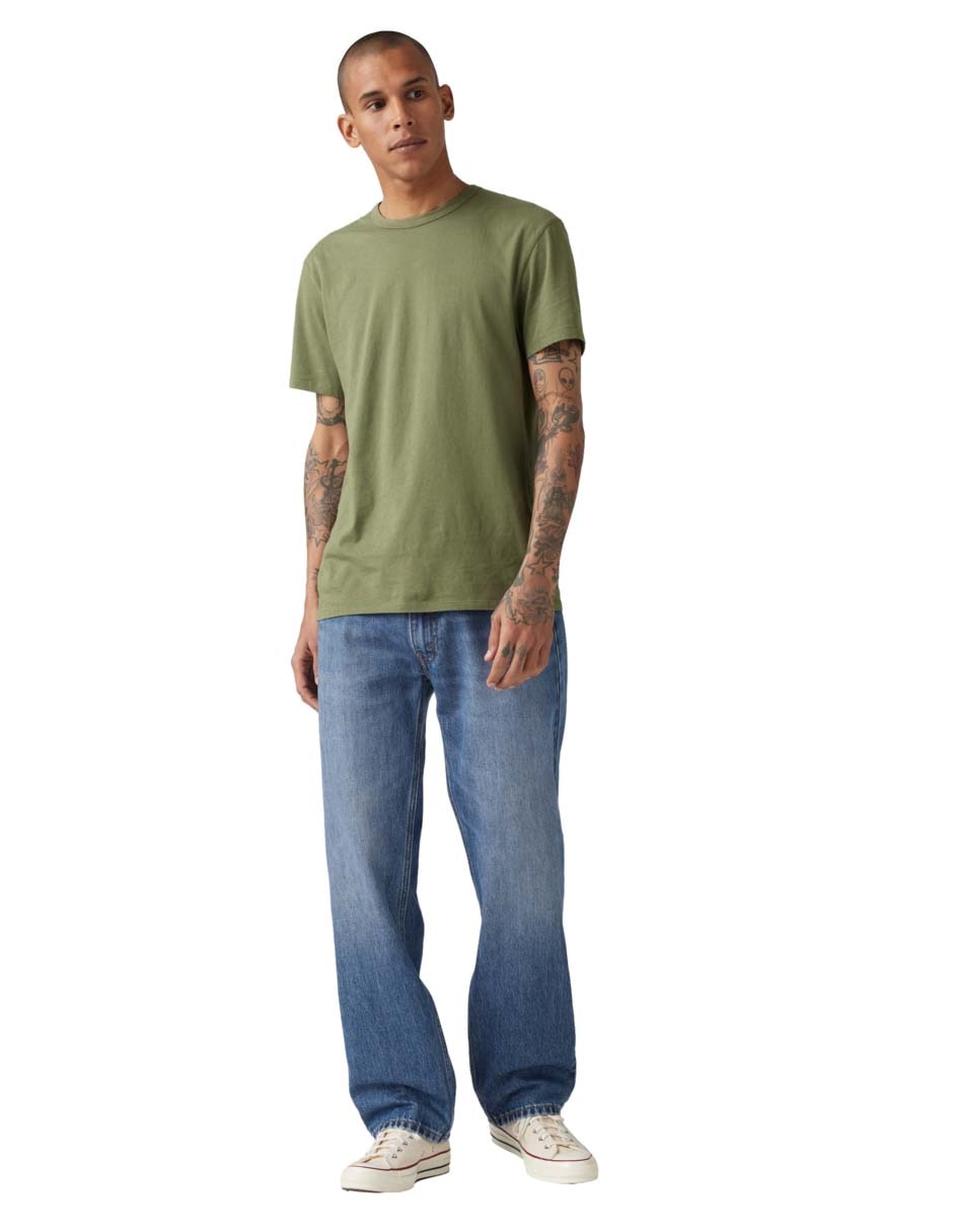 Jeans straight Levi's 555 lavado medio para hombre