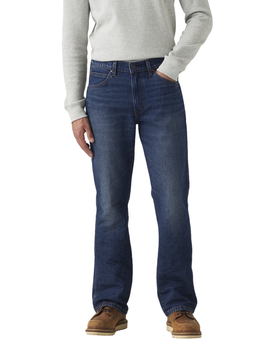 Jeans boot 537 lavado obscuro para hombre