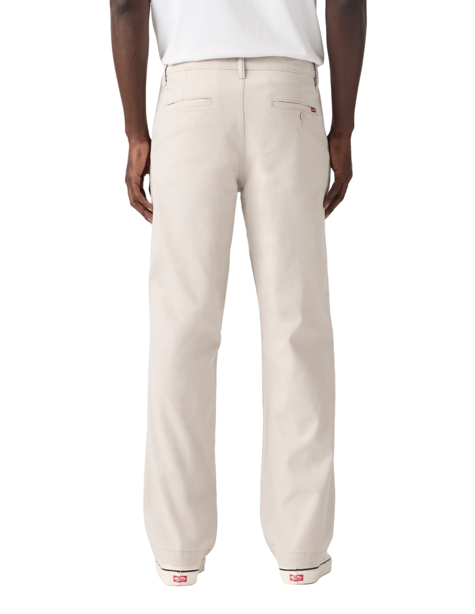 Pantalón regular de algodón para hombre 2