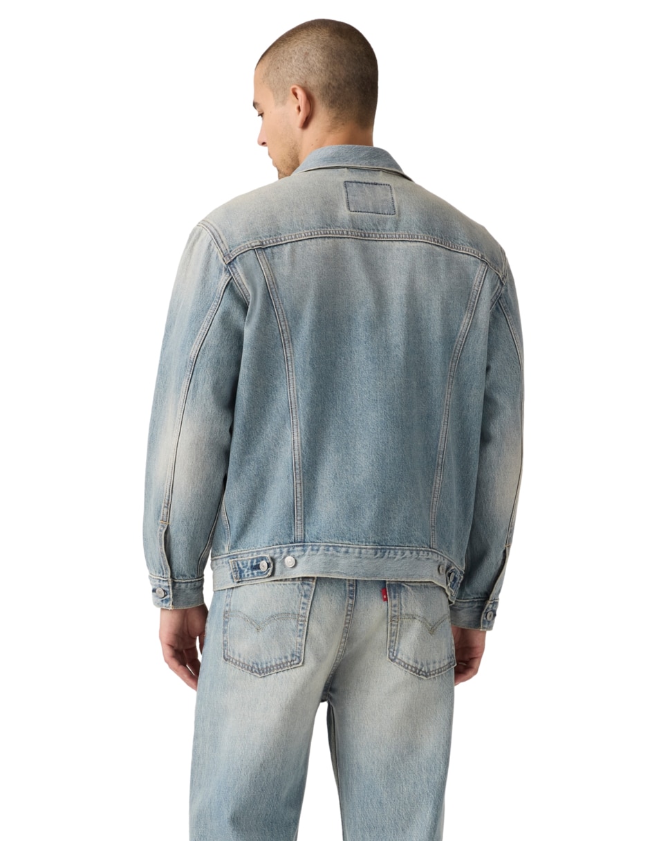 Chamarra denim Levi's con bolsillos para hombre