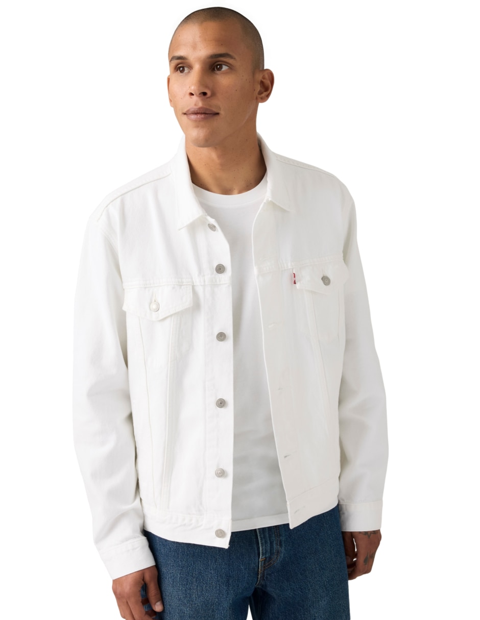 Chamarra denim Levi's con bolsillos para hombre