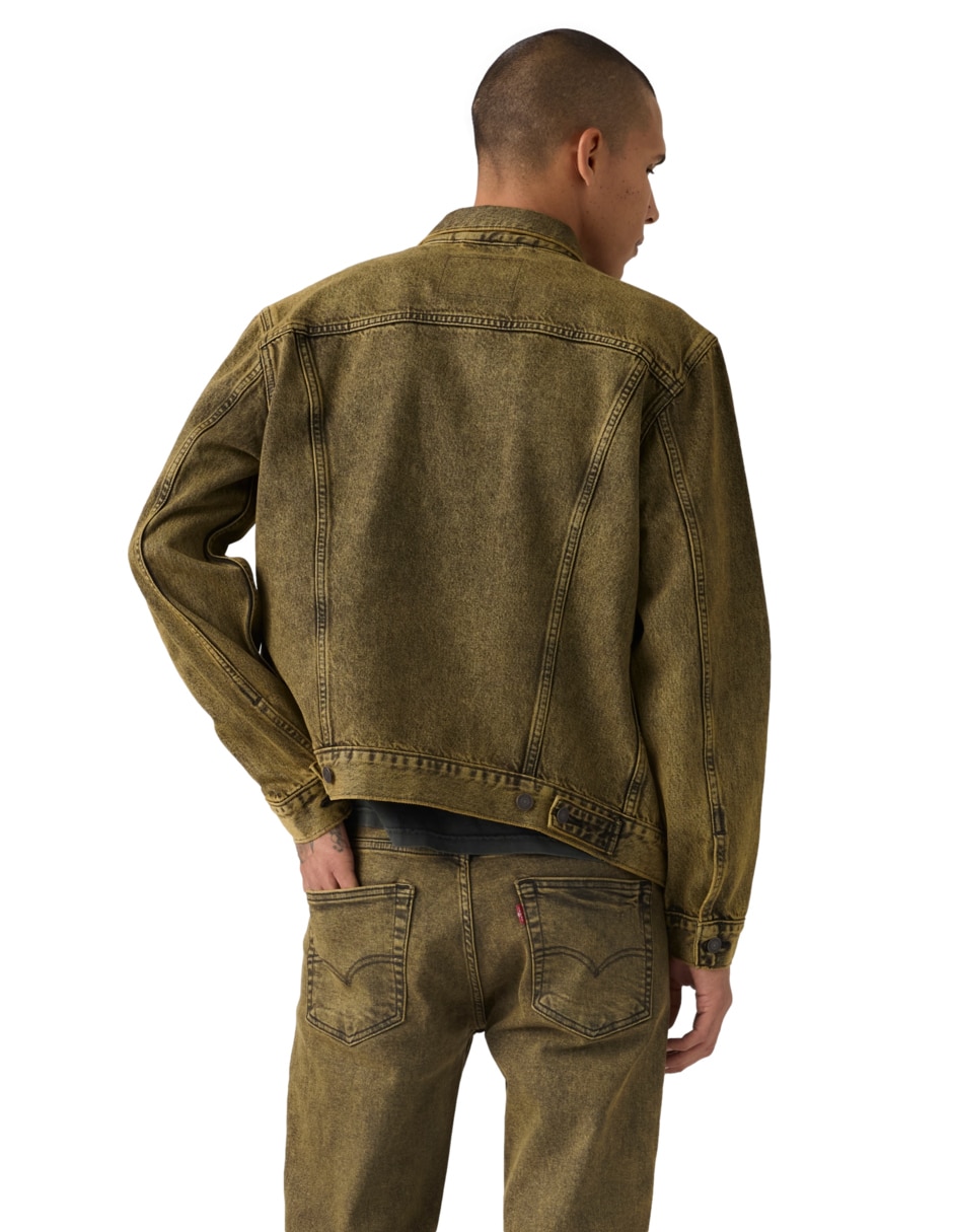 Chamarra denim Levi's con bolsillos para hombre