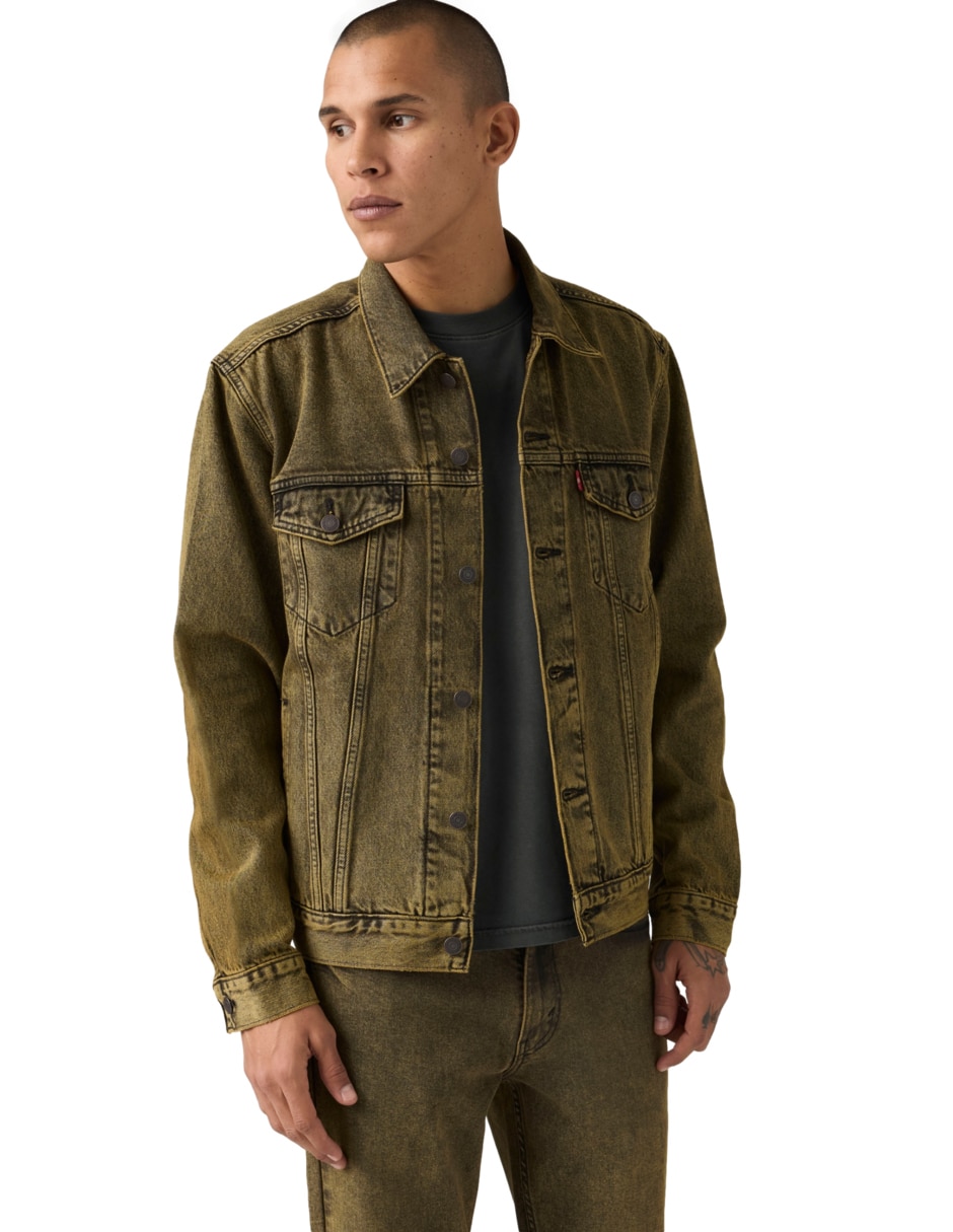 Chamarra denim Levi's con bolsillos para hombre