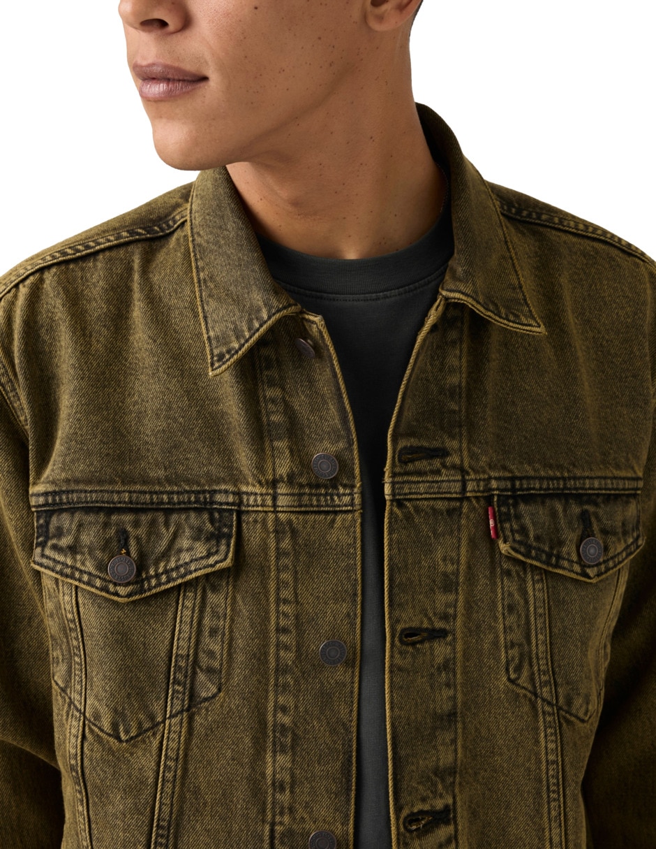 Chamarra denim Levi's con bolsillos para hombre