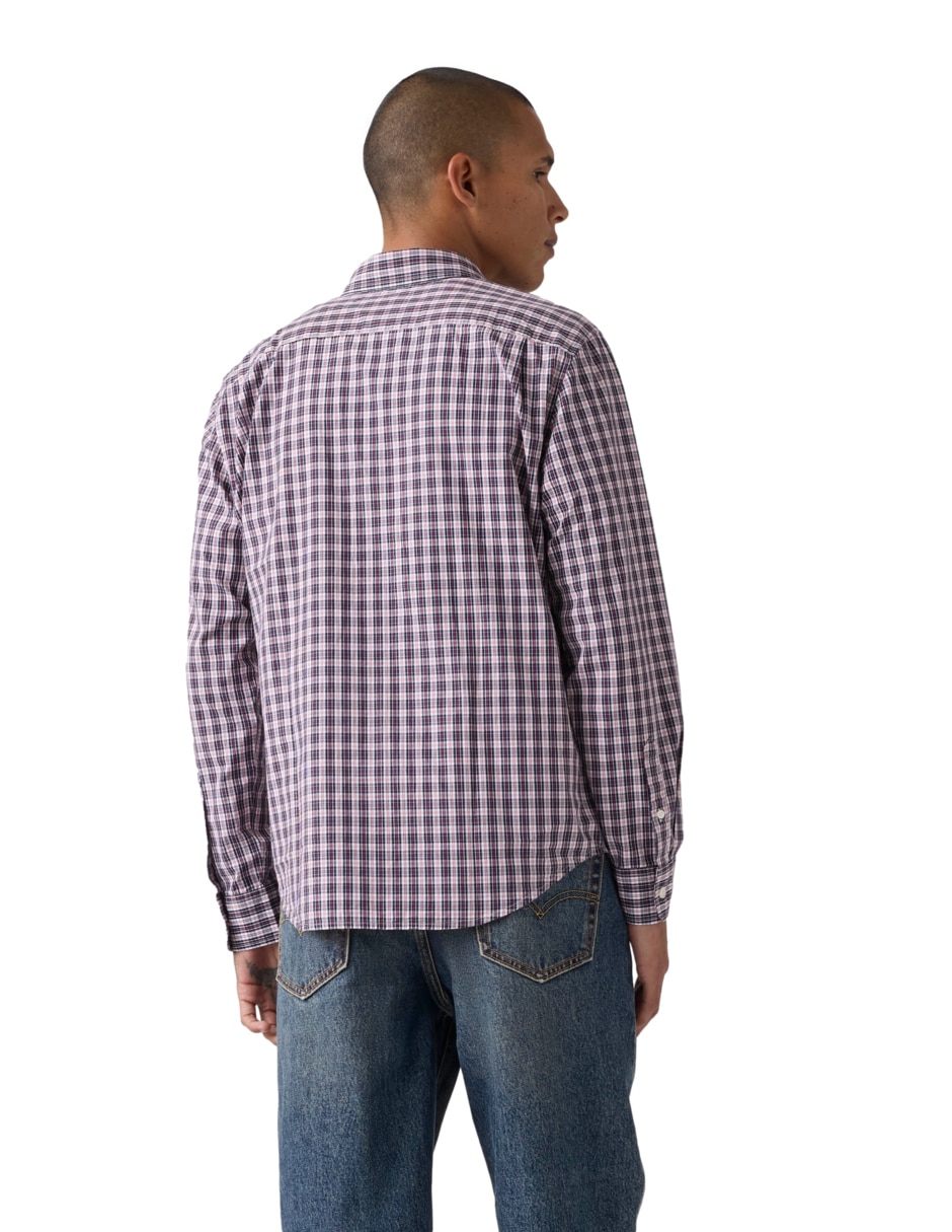 Camisa casual Levi's de algodón manga larga para hombre