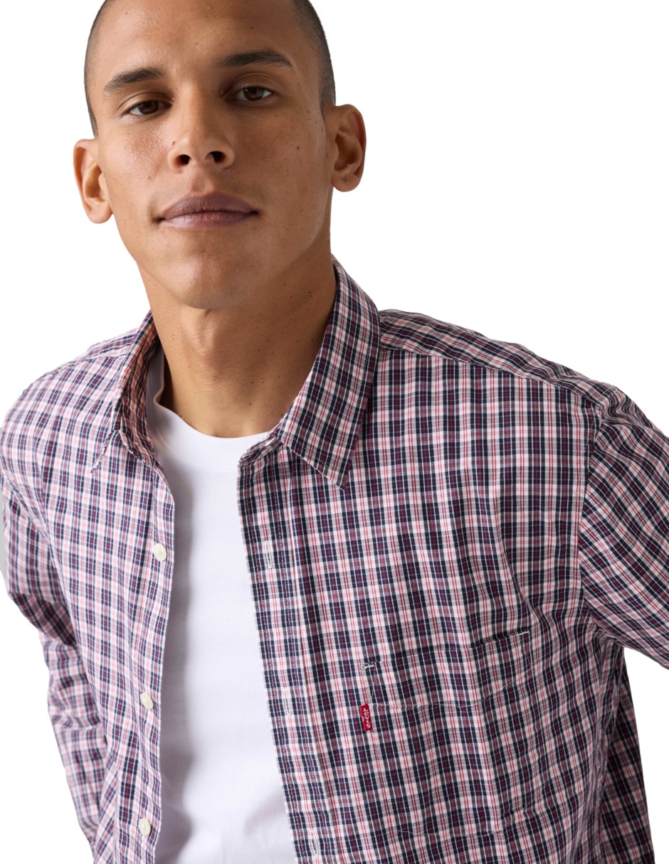 Camisa casual Levi's de algodón manga larga para hombre