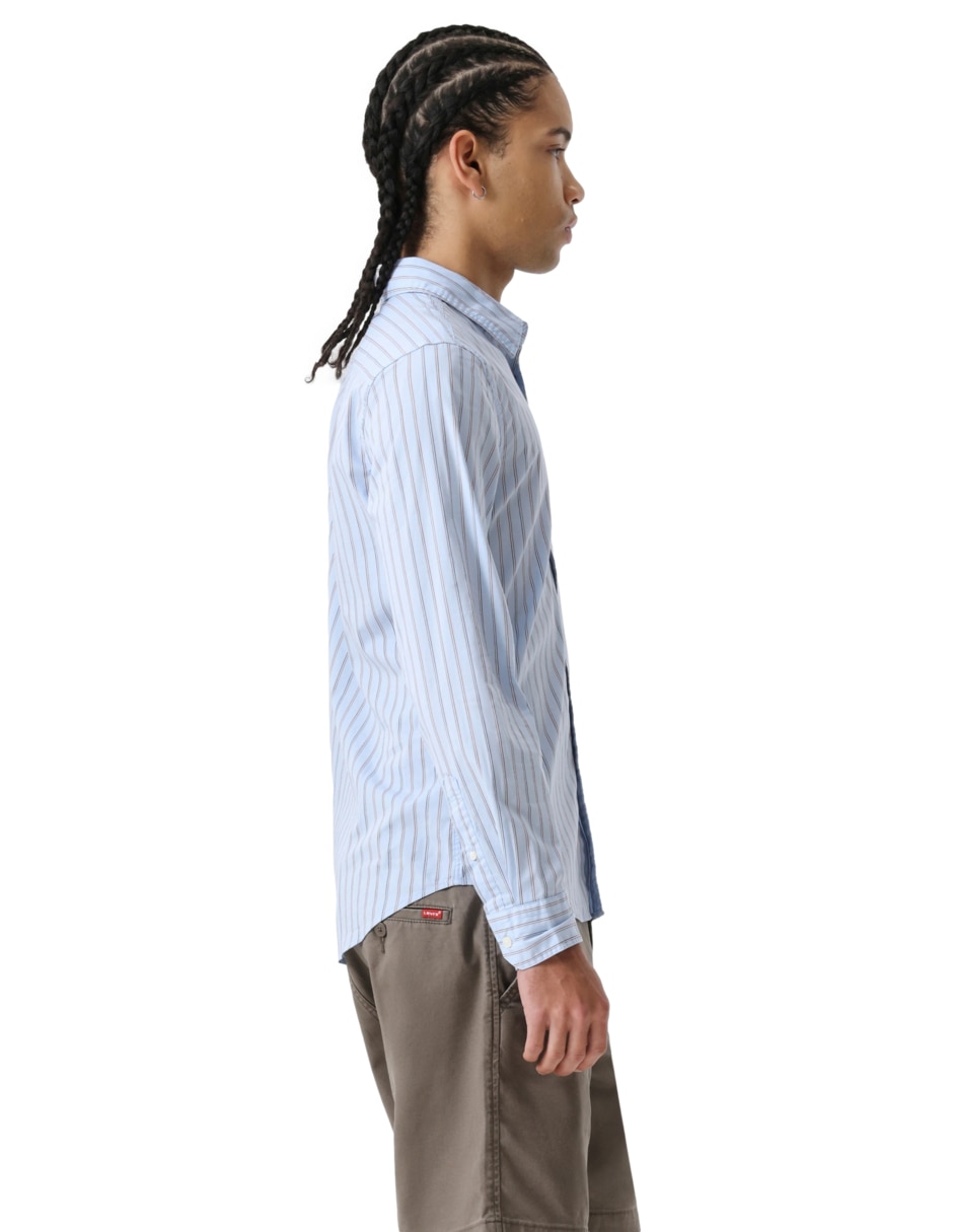 Camisa casual Levi's de algodón manga larga para hombre