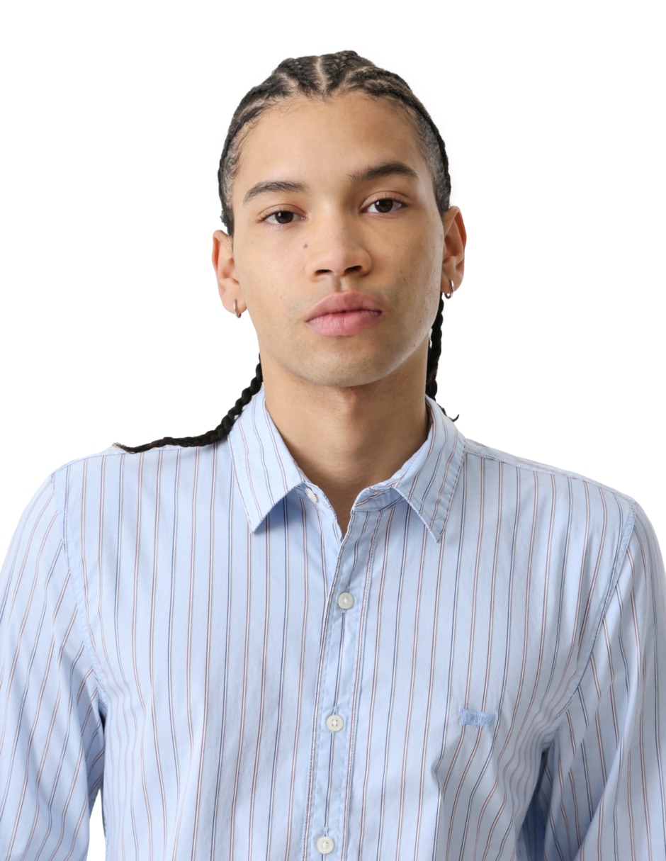 Camisa casual Levi's de algodón manga larga para hombre