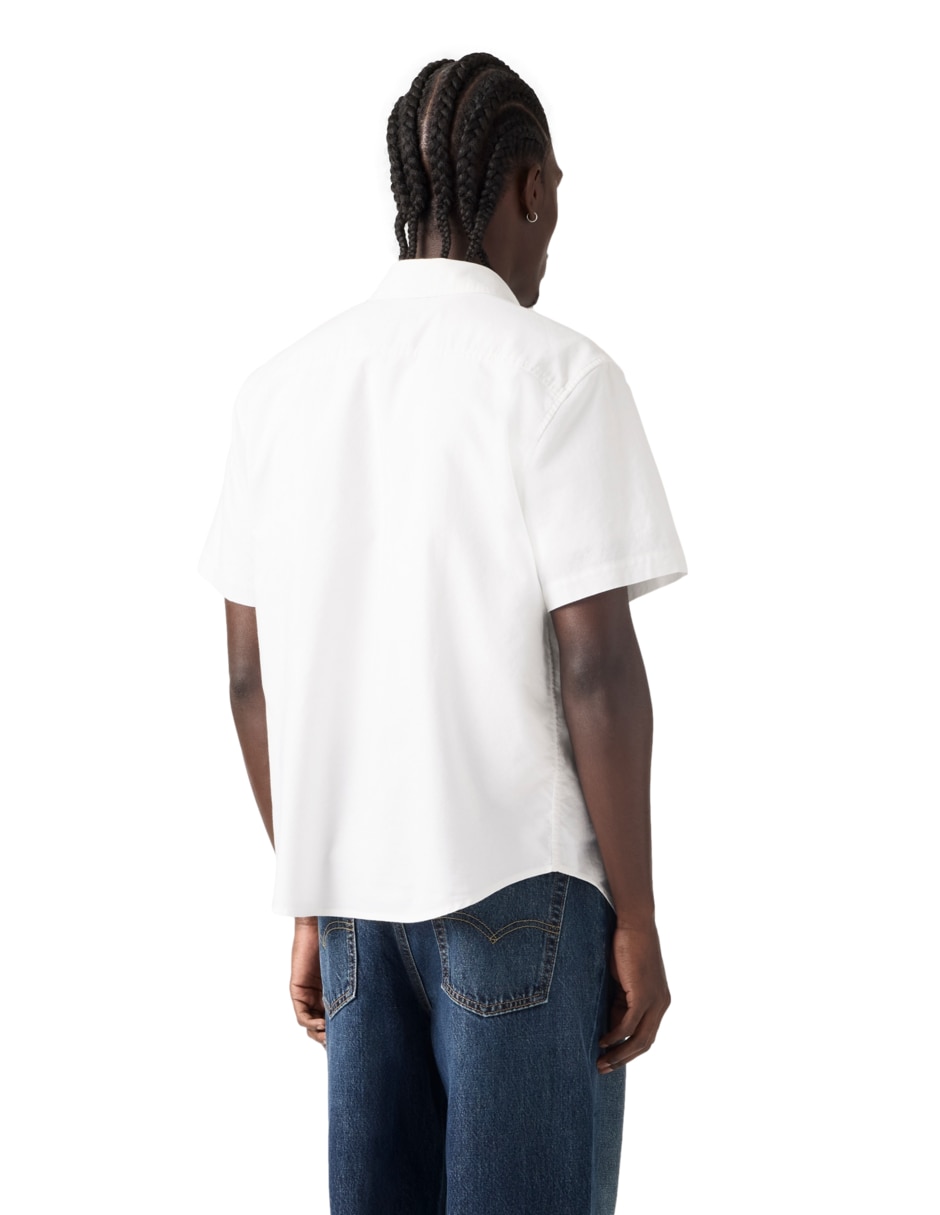 Camisa casual Levi's de algodón manga corta para hombre
