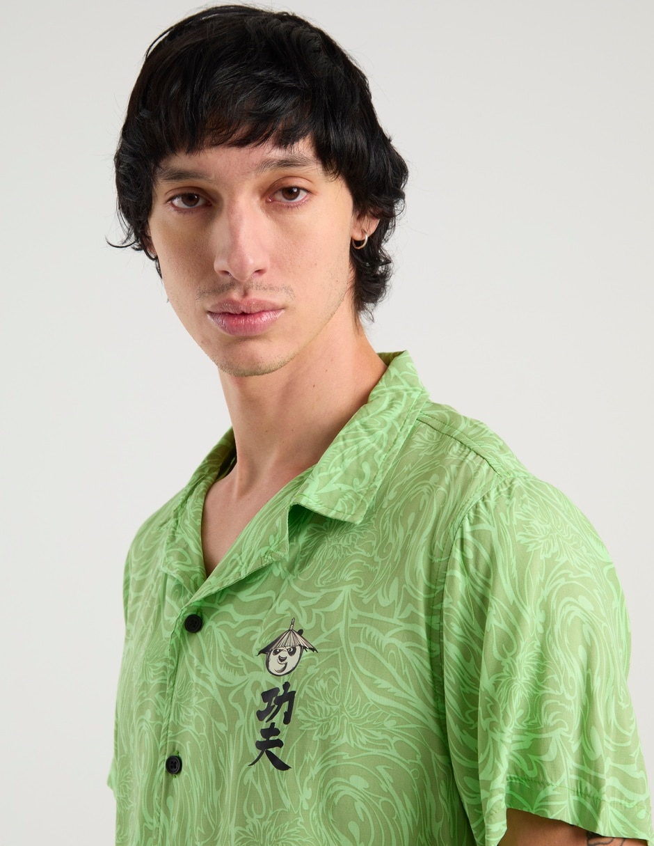 Camisa casual manga corta para hombre 10