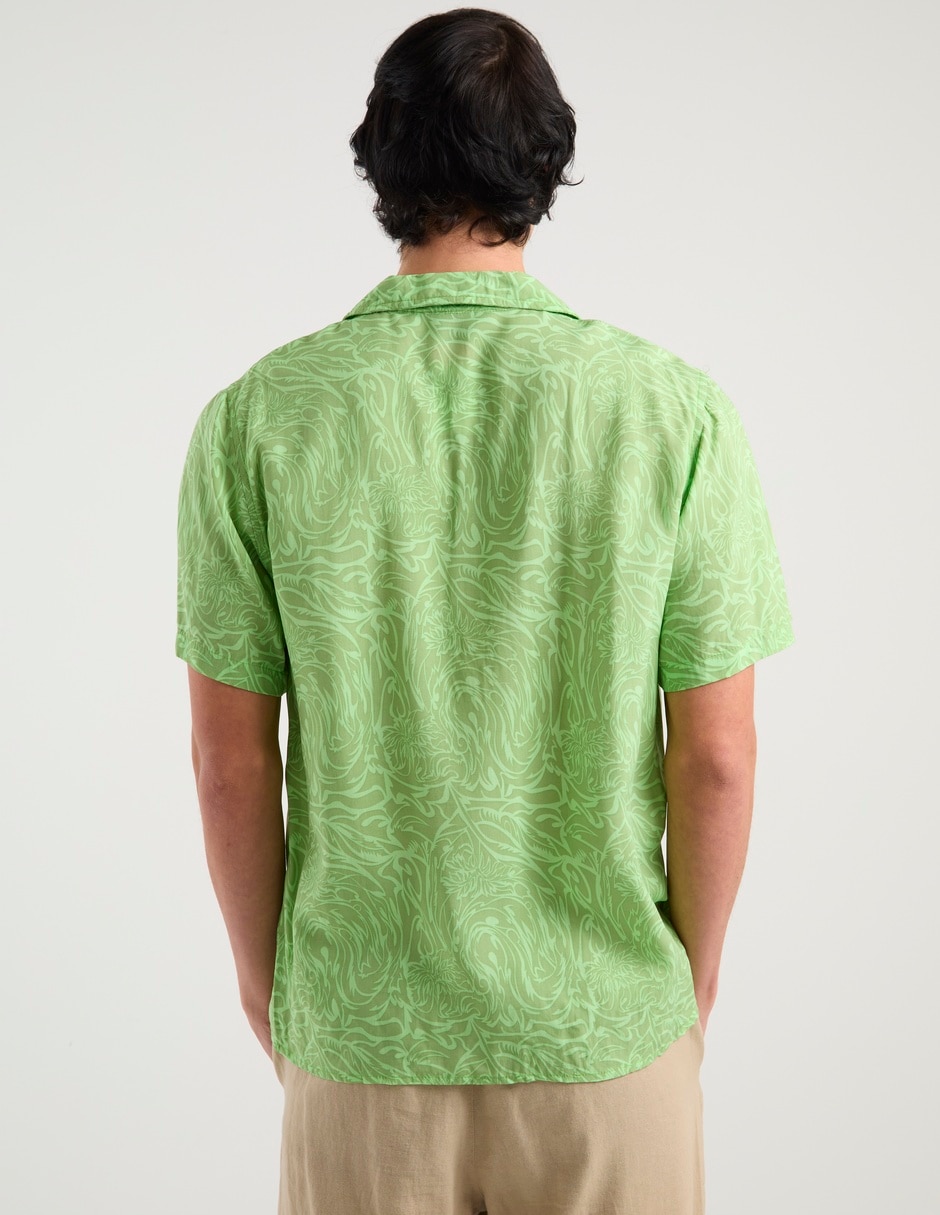 Camisa casual manga corta para hombre 11