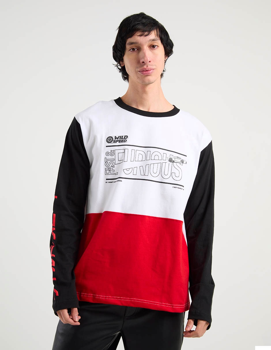 Playera cuello redondo para hombre 1